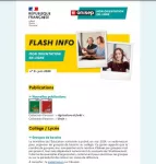 Flash Info Mon orientation en ligne - Juin 2024